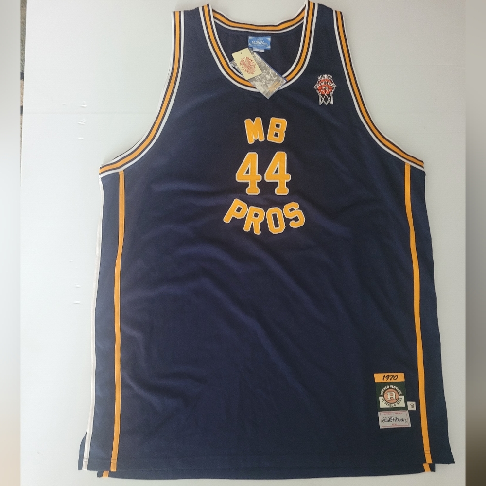 Deadstock Authentic Stall & Dean  Vintage Rucker Park MB PROS Jersey